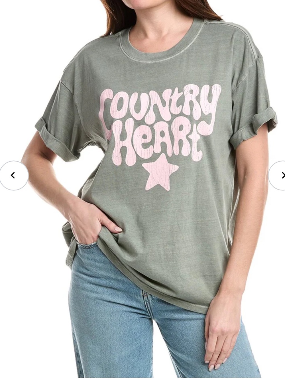 GIRL DANGEROUS COUNTRY HEART T-SHIRT
